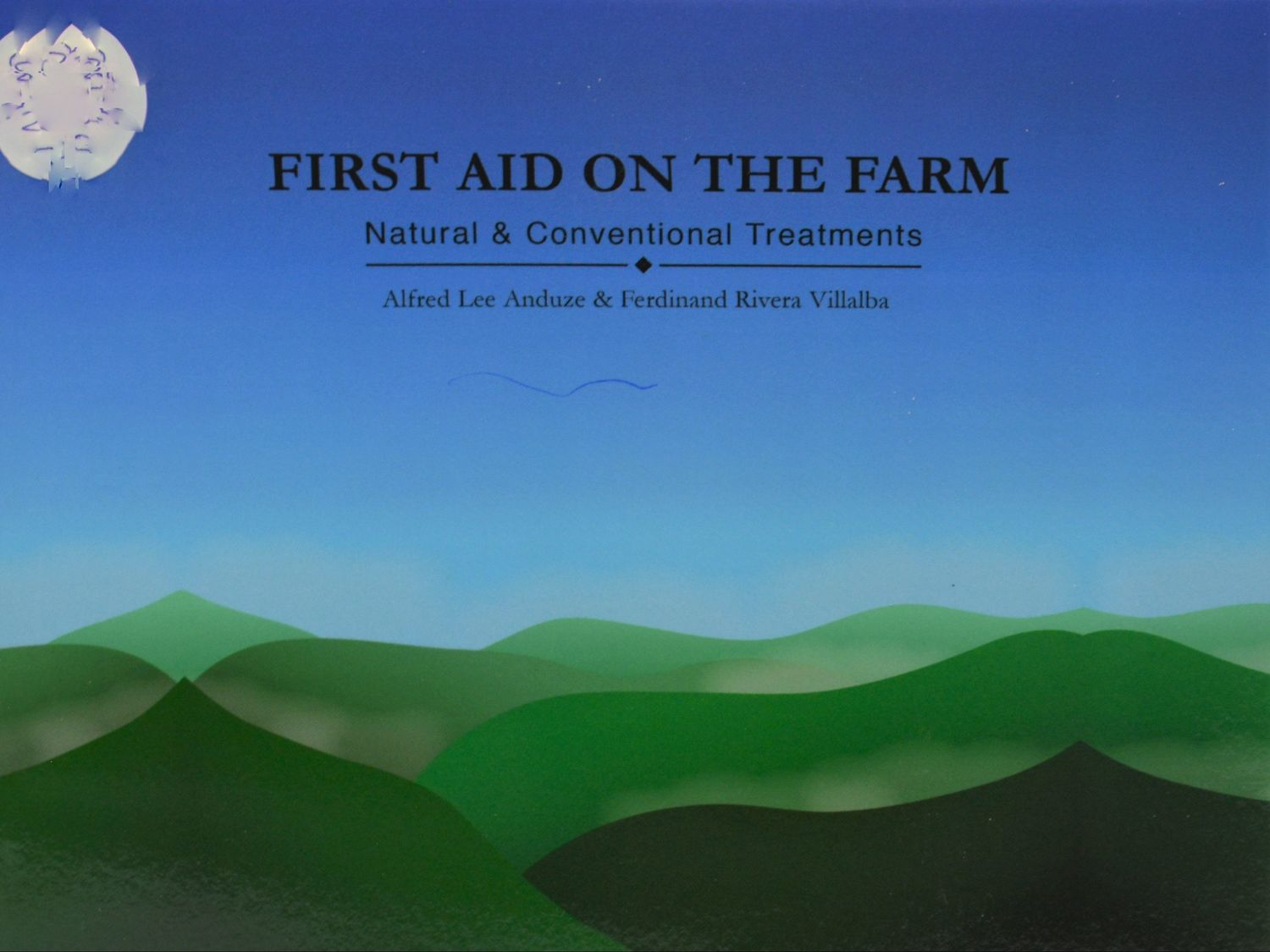 Alfred Anduze - First Aid on the farm book