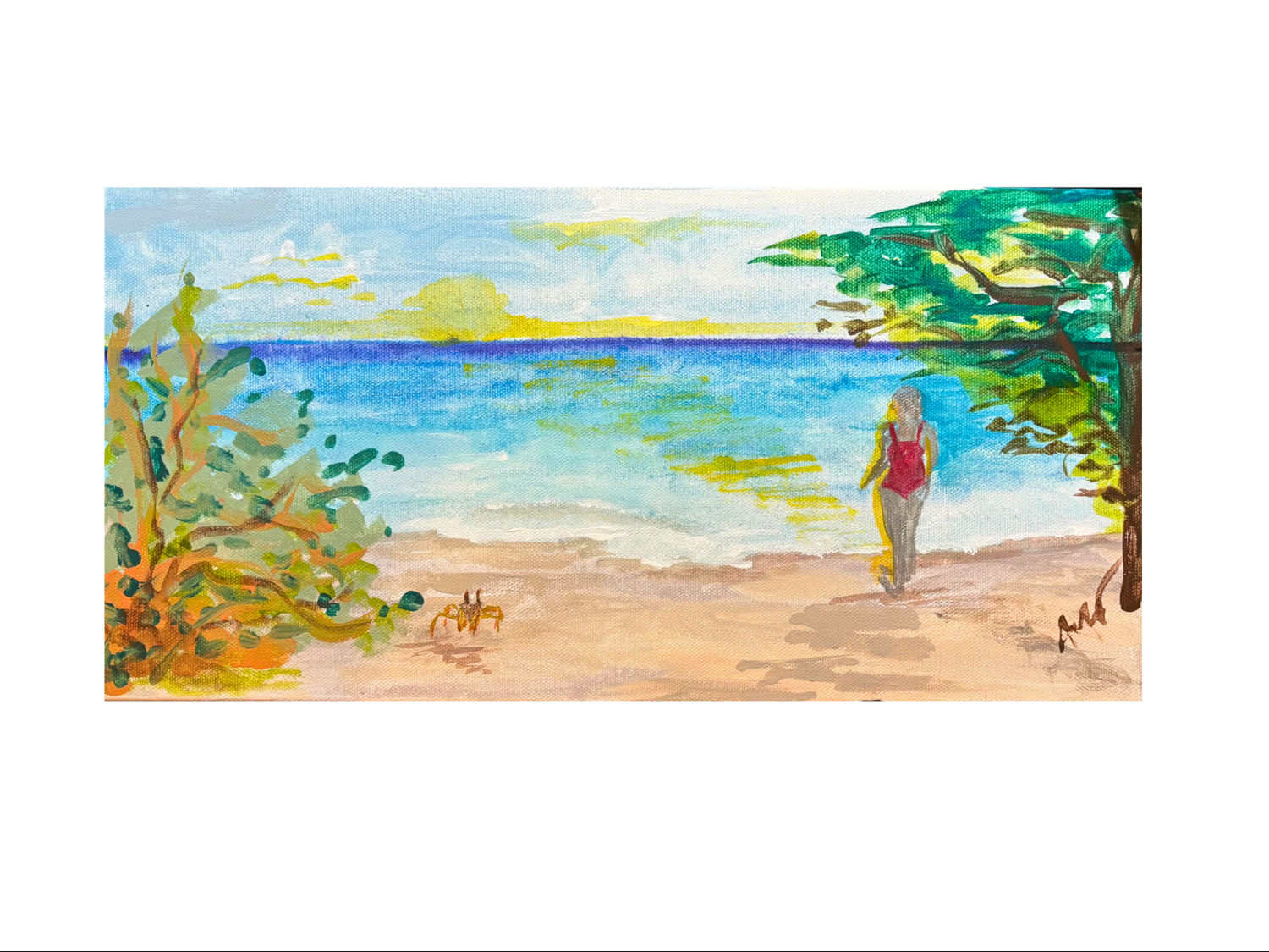 Andrea Marks - Girl at the beach 